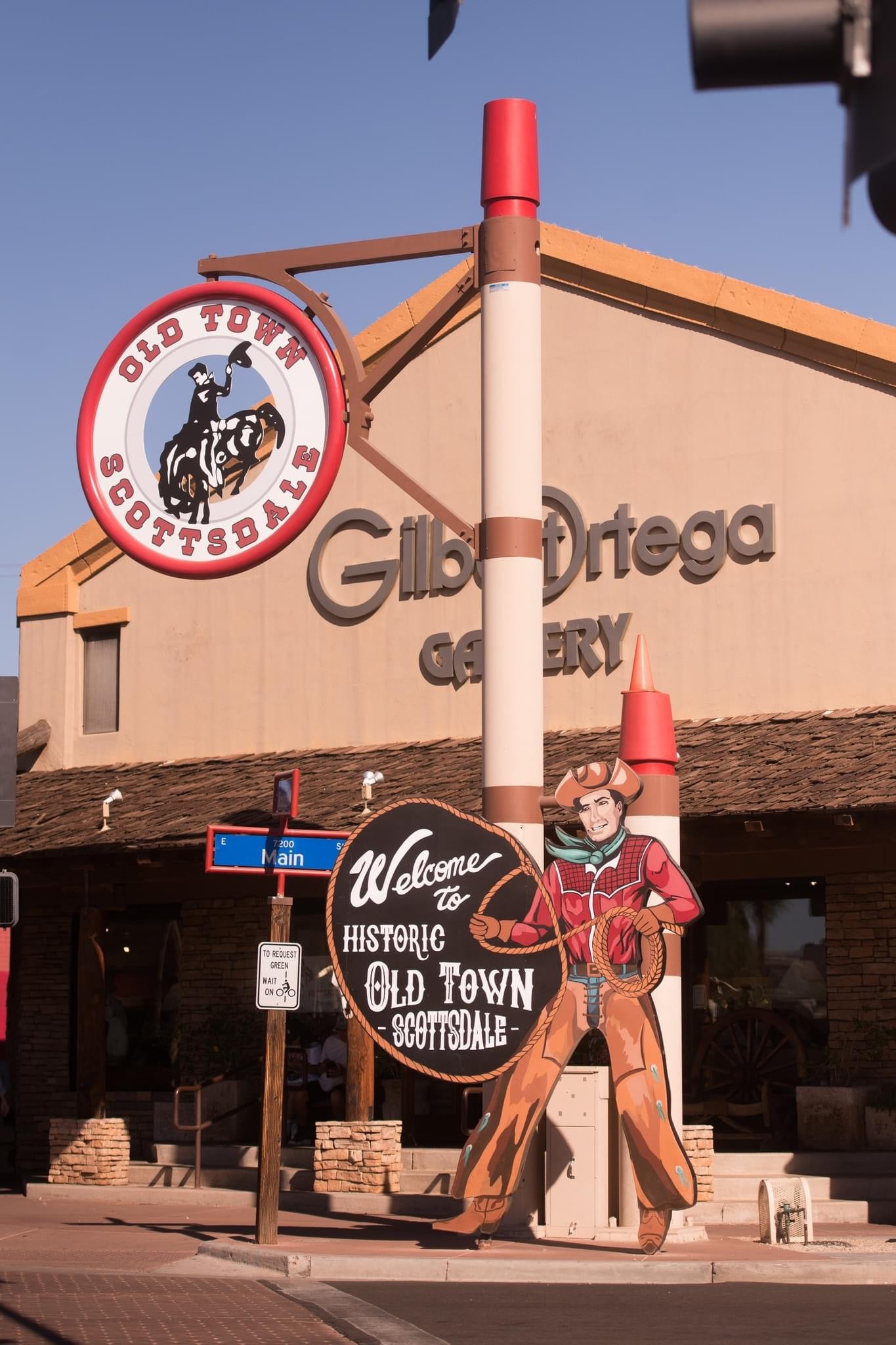 Scottsdale Cowboy - Metal Sculpture