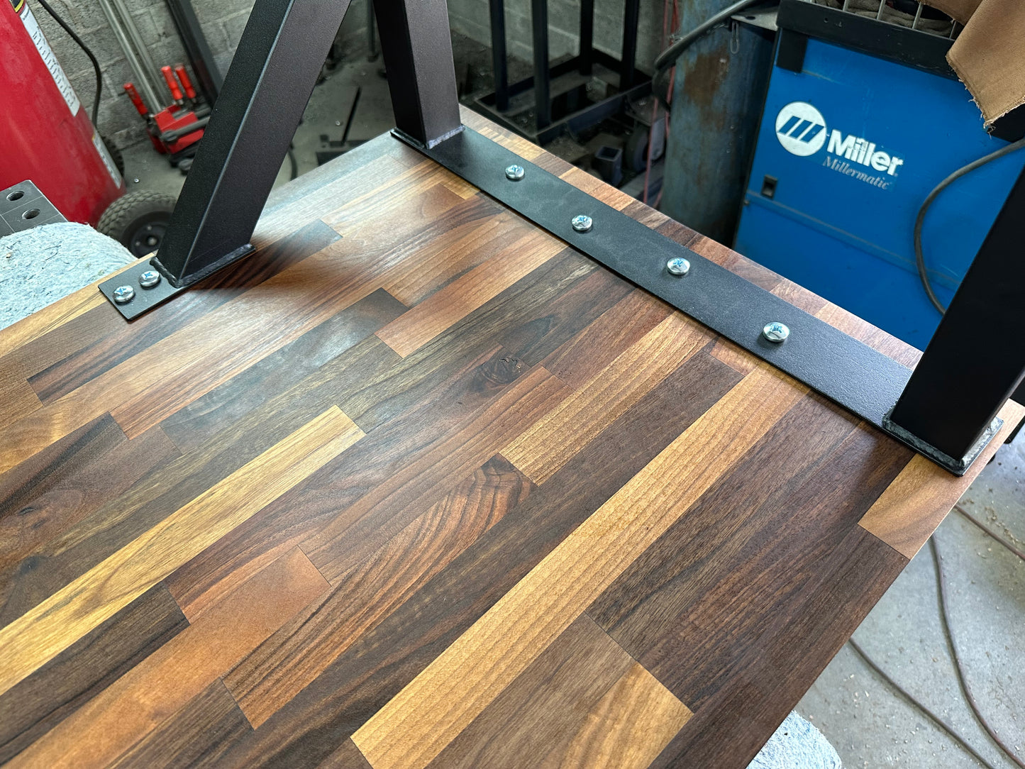 Custom Furniture: European Walnut  Butcherblock Desk