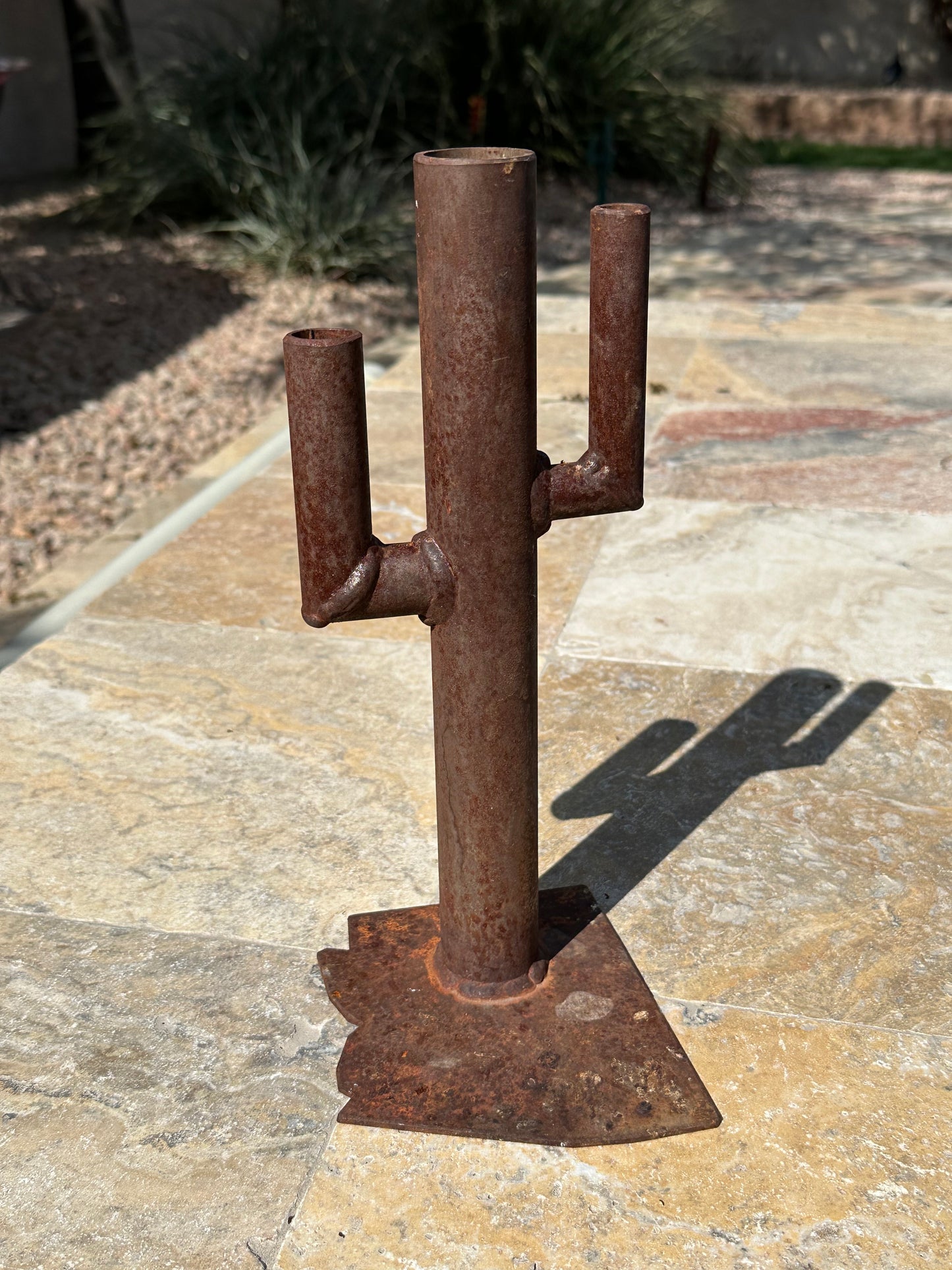 Two Arm Saguaro Cactus Sculpture