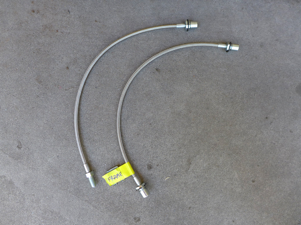 2001-2002 Toyota 4Runner - Braided Stainless 3.5 Longer Rear Brake Lines