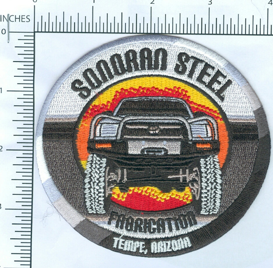 Sonoran Steel Sewn Velcro Backed Patches.